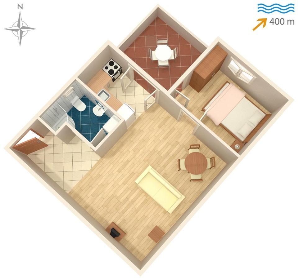 Apartments For Families With Children Zdrelac, Pasman - 8424 Bagian luar foto